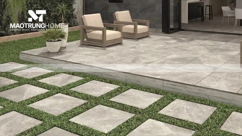 Gạch sân vườn chống trơn