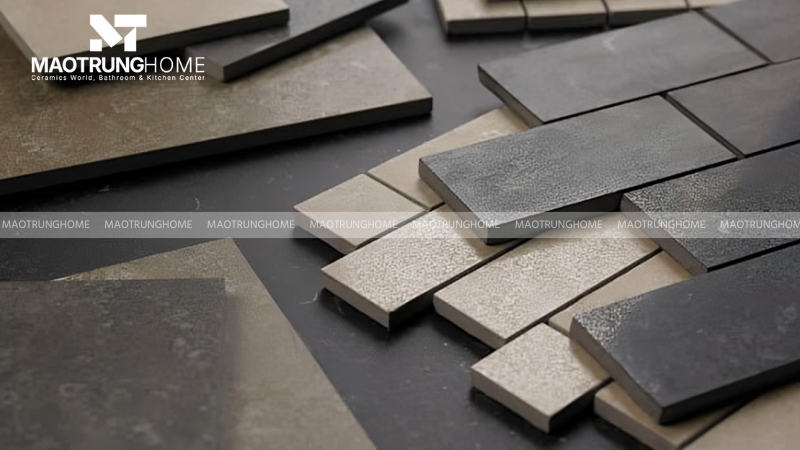 Quy trình sản xuất là yếu tố quyết định các đặc tính riêng của gạch ép bán khô.