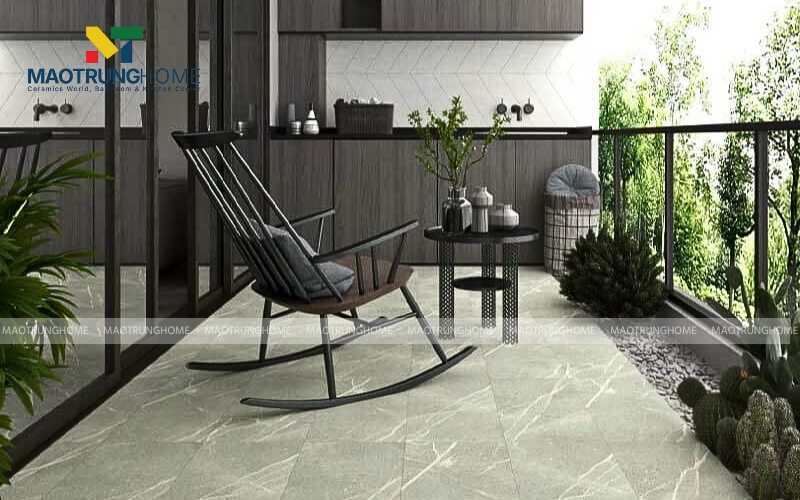 Ban công lát gạch Porcelain Matt chống chịu thời tiết
