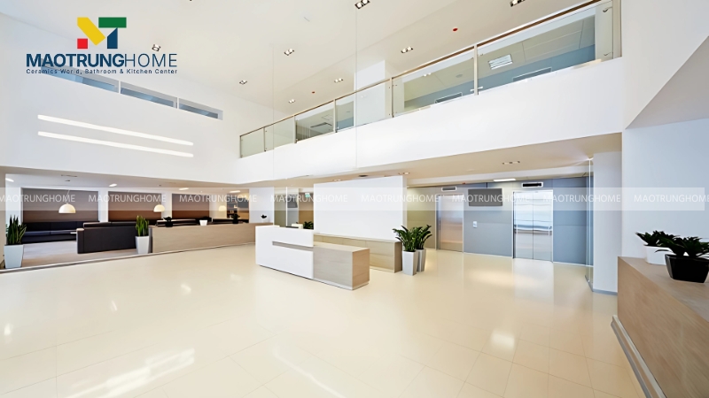 Lớp phủ Nano giúp bề mặt gạch đạt độ bóng rất cao