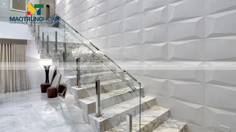 Nhược điểm cần lưu ý khi ốp gạch cầu thang