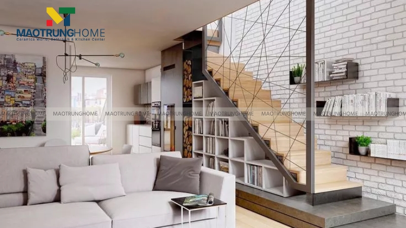 Mẹo thi công gạch ốp cầu thang bền đẹp