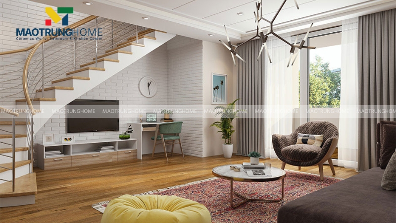 Chi phí ốp gạch cho cầu thang thấp