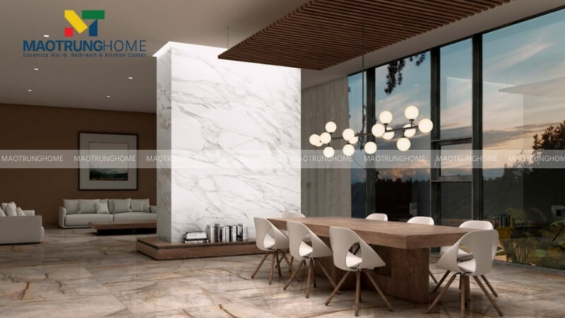 Với vẻ đẹp sang trọng và độ bền vượt trội, gạch vi tinh là lựa chọn hàng đầu.