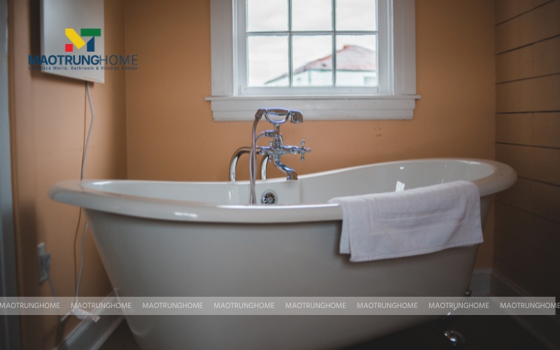 Bồn tắm nằm kích thước 1500 x 750 mm gọn gàng