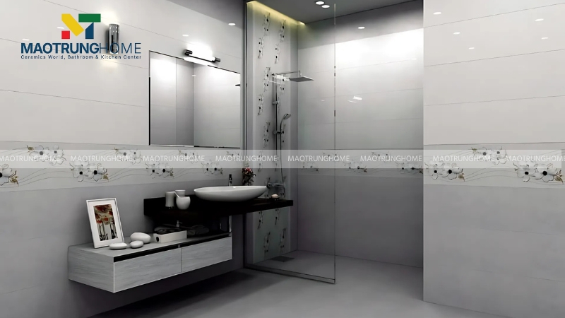 Mẫu phòng phối màu gạch đồng tông (Monochromatic)