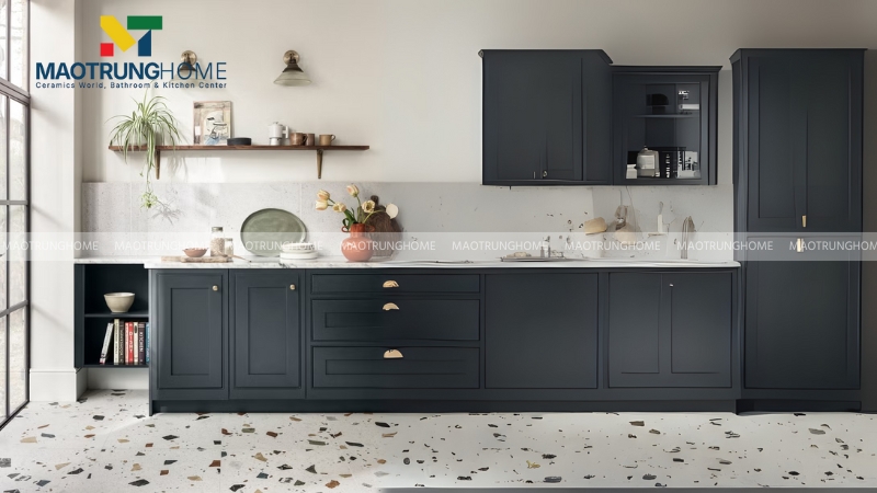 Gạch bông hay gạch terrazzo với những họa tiết độc đáo đang là xu hướng.