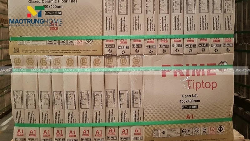 Gạch loại 1 sẽ có ký hiệu A1 trên bao bì sản phẩm