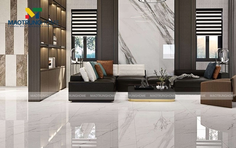 Phòng khách sử dụng gạch Viglacera