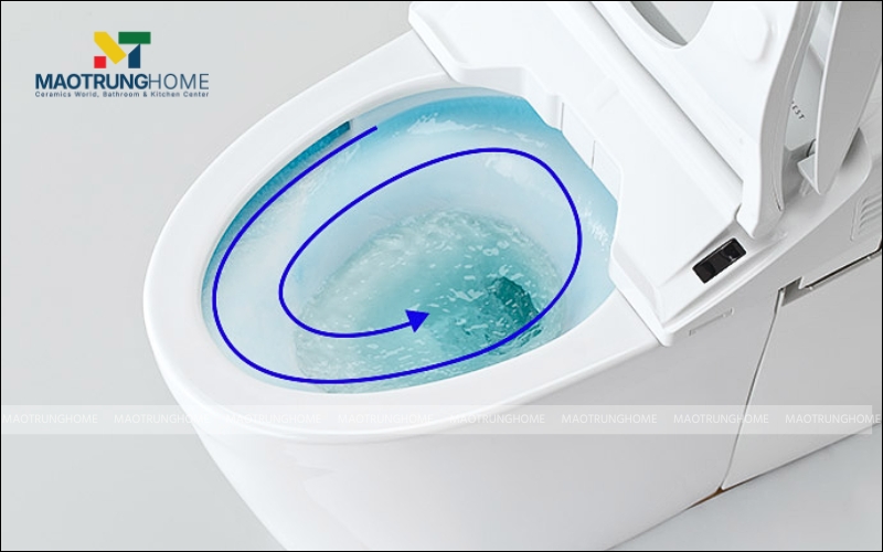 Công nghệ xả xoáy Tornado 360 độ