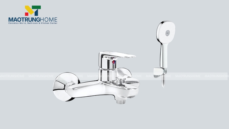 Sen Tắm Nóng Lạnh Inax BFV-1113S-8C với tay sen tăng áp và lõi sứ Ceramic bền bỉ