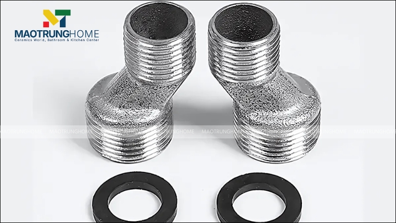 Chân sen là chi tiết kết nối với đường ống nước nóng và lạnh