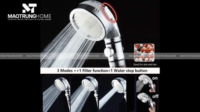 Các mẫu vòi sen này cho phép người dùng tùy chỉnh trải nghiệm tắm.